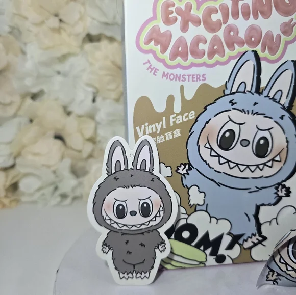 Sesame Bean- Popmart Labubu Exciting Macaron